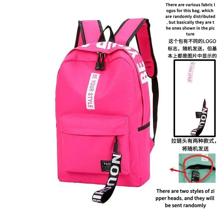 حقيبة ظهر عصرية للرجال والنساء لطلاب المرحلة الإعدادية والثانوية سعة كبيرة النسخة الكورية من Th